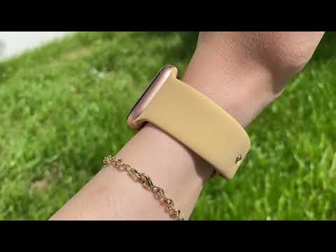 Apple Watch Uyumlu Silikon Spor Kordon Fallow bikordon