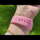 Apple Watch Uyumlu Silikon Spor Kordon Pudra Pembe bikordon