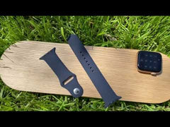 Apple Watch Uyumlu Silikon Spor Kordon Purusya Mavi