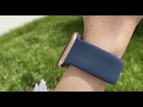 Apple Watch Uyumlu Silikon Spor Kordon Lacivert bikordon