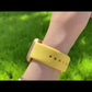 Apple Watch Uyumlu Silikon Spor Kordon Pastel Sarı bikordon
