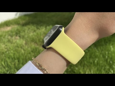 Apple Watch Uyumlu Silikon Spor Kordon Kozmik Sarı bikordon