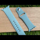 Apple Watch Compatible Silicone Sport Band Cyan