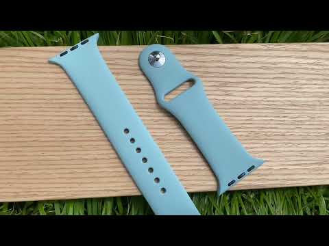Apple Watch Uyumlu Silikon Spor Kordon Cam Göbeği bikordon