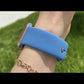 Apple Watch Uyumlu Silikon Spor Kordon Denim Mavi bikordon