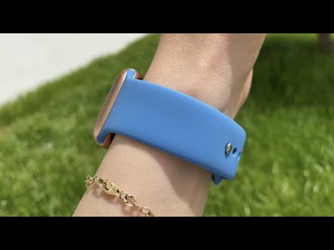 Apple Watch Uyumlu Silikon Spor Kordon Denim Mavi bikordon