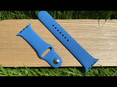 Apple Watch Compatible Silicone Sport Band Sky Blue