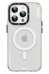 Youngkit Jane Sand iPhone 14 Pro Max Magsafe Buzlu Pembe Kılıf