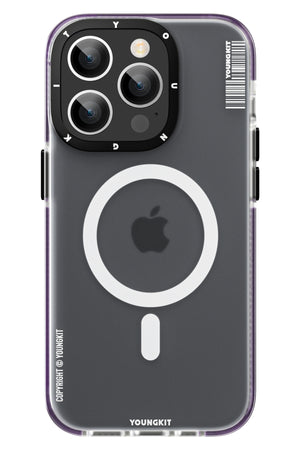 Youngkit Jane Sand iPhone 14 Pro Magsafe Buzlu Derin Mor Kılıf  Youngkit