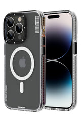 Youngkit Jane Sand iPhone 13 Pro Max Magsafe Buzlu Siyah Kılıf
