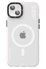 Youngkit Jane Sand iPhone 14 Plus Magsafe Buzlu Pembe Kılıf