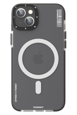 Youngkit Jane Sand iPhone 14 Magsafe Buzlu Siyah Kılıf  Youngkit