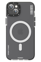 Youngkit Jane Sand iPhone 14 Magsafe Buzlu Siyah Kılıf