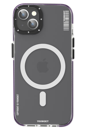 Youngkit Jane Sand iPhone 14 Magsafe Buzlu Derin Mor Kılıf  Youngkit