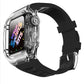Apple Watch Uyumlu Armor Loop Şeffaf Kasa Koruyucu Java Silikon Kordon