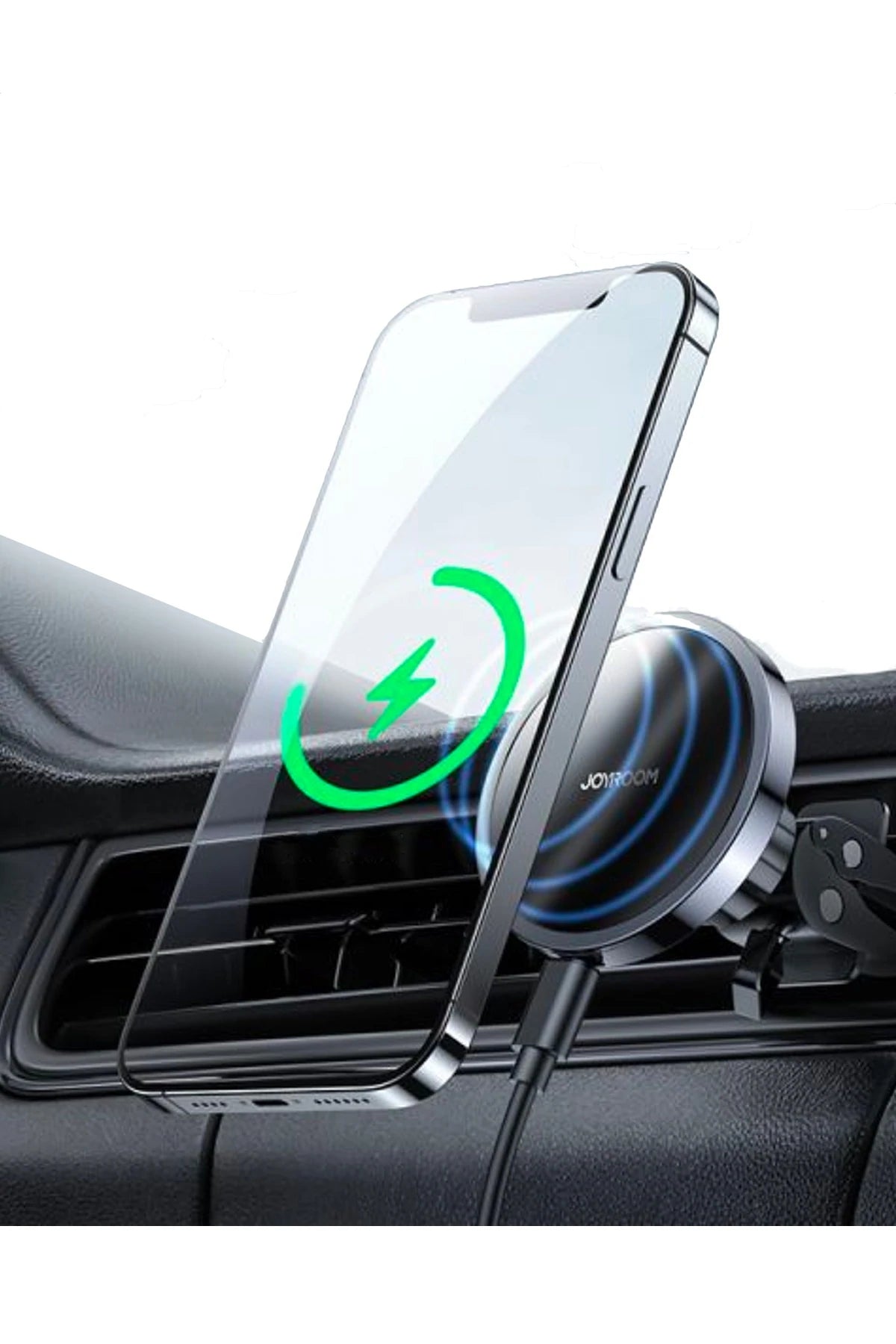 Joyroom Magsafe Uyumlu Mıknatıslı Araç Şarj Cihazı 15w  Joyroom