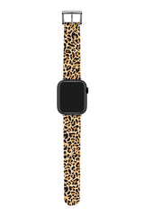 Apple Watch Uyumlu UV Baskılı Silikon Kordon Leopart