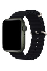 Apple Watch Uyumlu Ocean Silikon Kordon Licorice