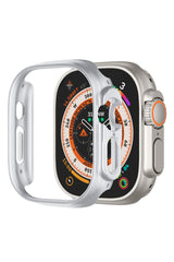 Apple Watch Ultra Uyumlu Kasa Koruyucu Bumper Light Gray