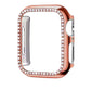 Apple Watch Uyumlu Bumper Taşlı Parlak Kasa Liserian  bikordon