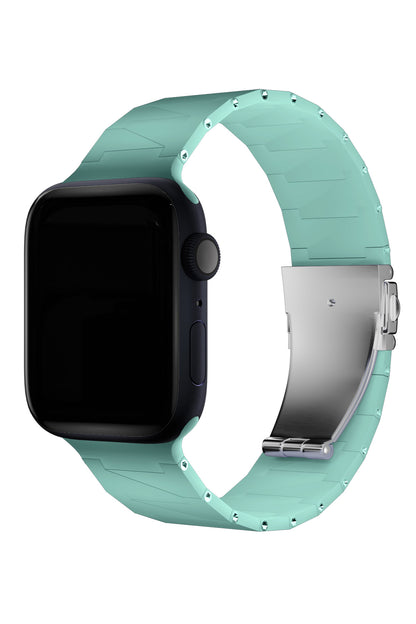 Apple Watch Compatible Cross Loop Silicone Band Marine 