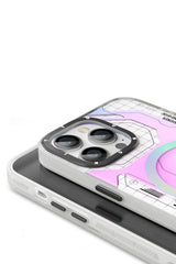 Youngkit Metaverse iPhone 13 Pro Magsafe Uyumlu Beyaz Kılıf