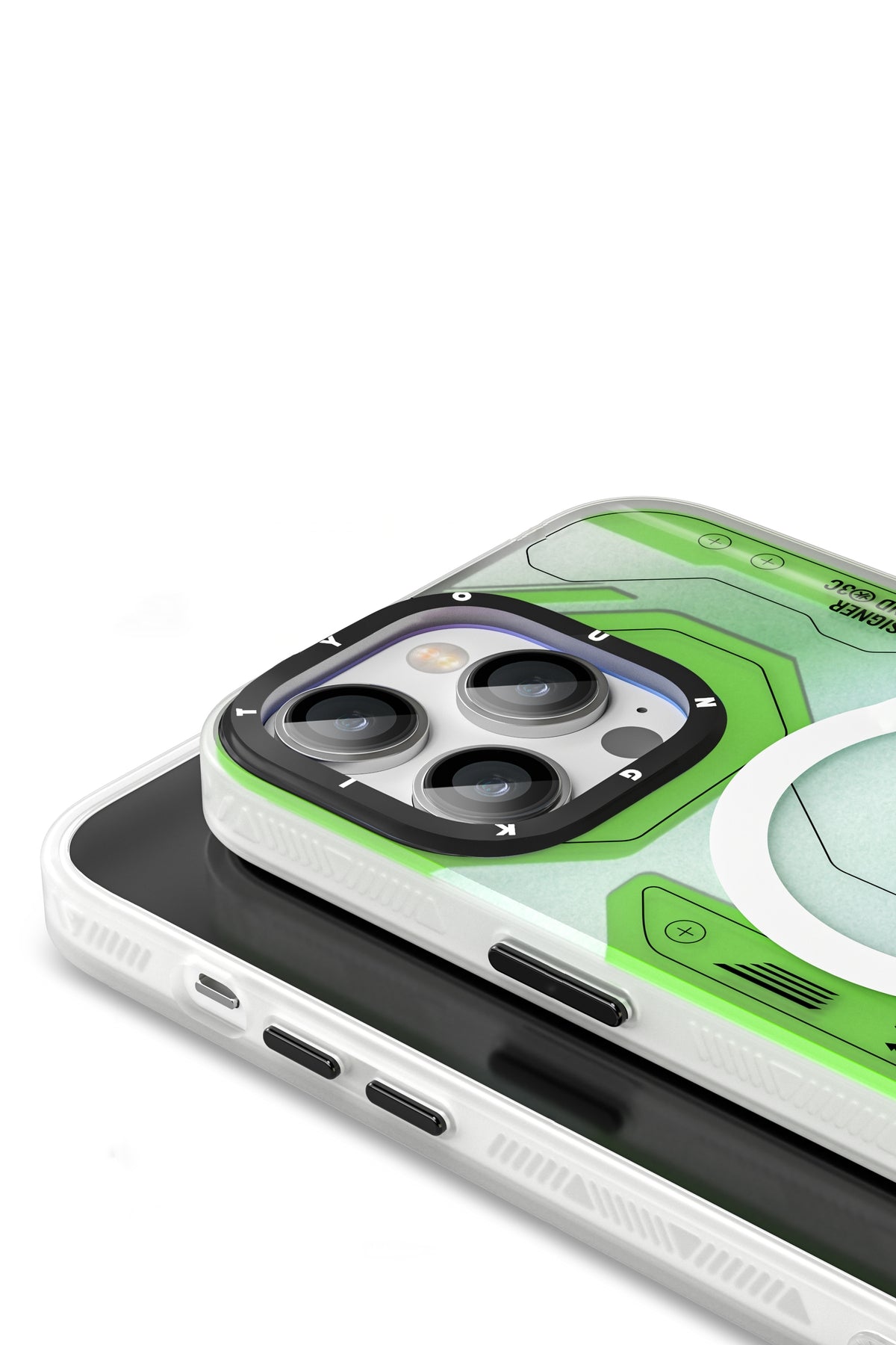 Youngkit Metaverse iPhone 13 Pro Magsafe Uyumlu Yeşil Kılıf  Youngkit