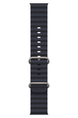 Apple Watch Uyumlu Ocean Silikon Kordon Midnight