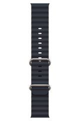 Apple Watch Uyumlu Ocean Silikon Kordon Midnight