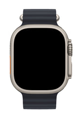 Apple Watch Uyumlu Ocean Silikon Kordon Midnight