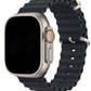 Apple Watch Uyumlu Ocean Silikon Kordon Midnight