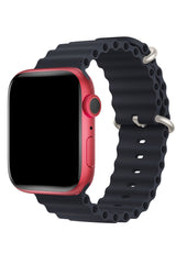 Apple Watch Uyumlu Ocean Silikon Kordon Midnight