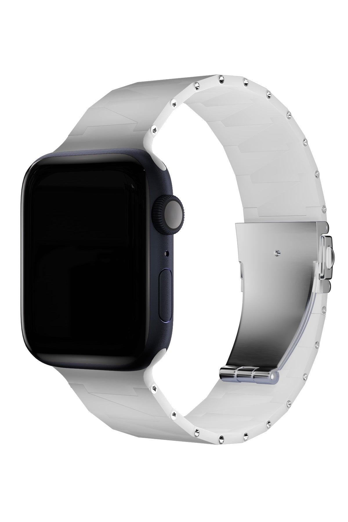 Apple Watch Compatible Cross Loop Silicone Band Mineral 