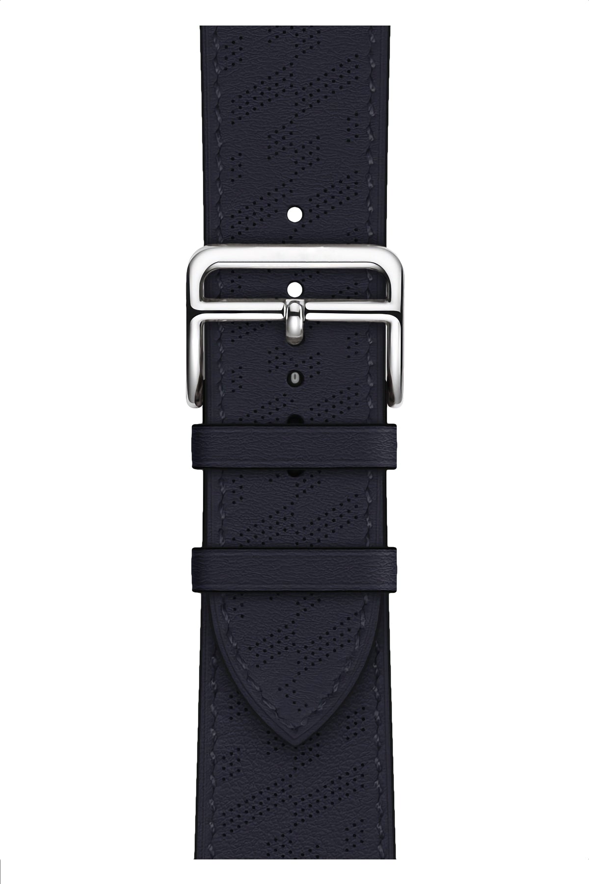 Apple Watch Uyumlu Multi Hole Deri Kordon Mingblau  bikordon