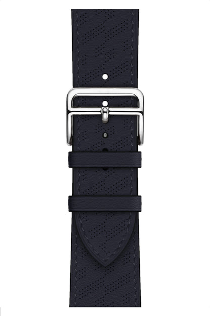 Apple Watch Uyumlu Multi Hole Deri Kordon Mingblau  bikordon