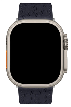 Apple Watch Uyumlu Multi Hole Deri Kordon Mingblau  bikordon