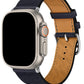 Apple Watch Uyumlu Multi Hole Deri Kordon Mingblau  bikordon