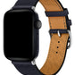 Apple Watch Uyumlu Multi Hole Deri Kordon Mingblau  bikordon