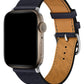 Apple Watch Uyumlu Multi Hole Deri Kordon Mingblau  bikordon