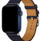 Apple Watch Uyumlu Multi Hole Deri Kordon Mingblau  bikordon