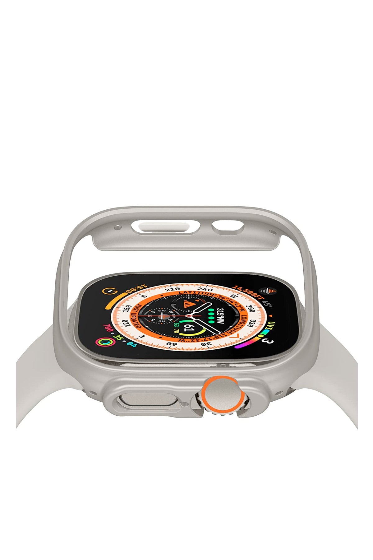 Apple Watch Ultra Uyumlu Kasa Koruyucu Bumper Oat  bikordon