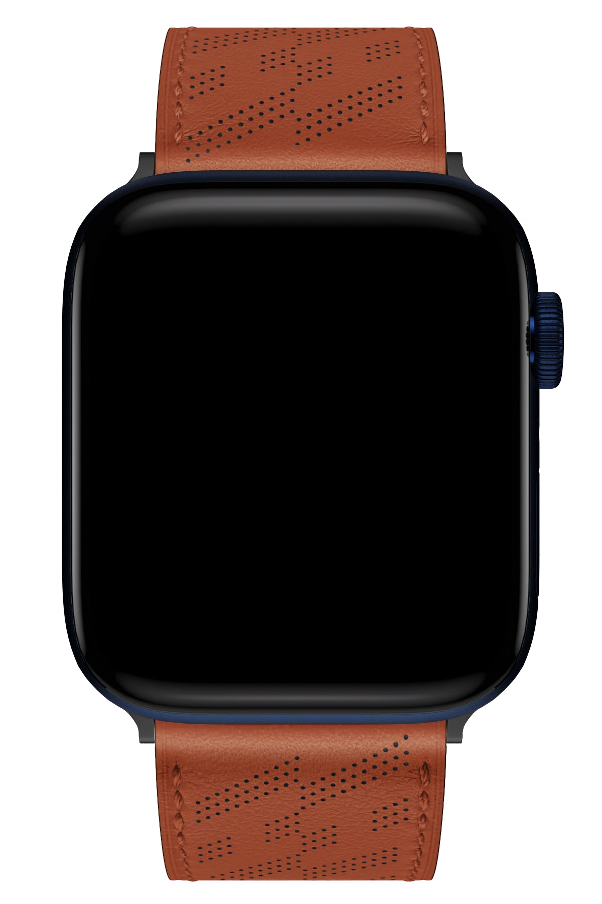 Apple Watch Uyumlu Multi Hole Deri Kordon Ocre  bikordon