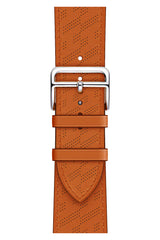 Apple Watch Uyumlu Multi Hole Deri Kordon Orangeade