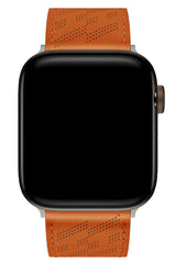 Apple Watch Uyumlu Multi Hole Deri Kordon Orangeade