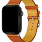 Apple Watch Uyumlu Multi Hole Deri Kordon Orangeade  bikordon
