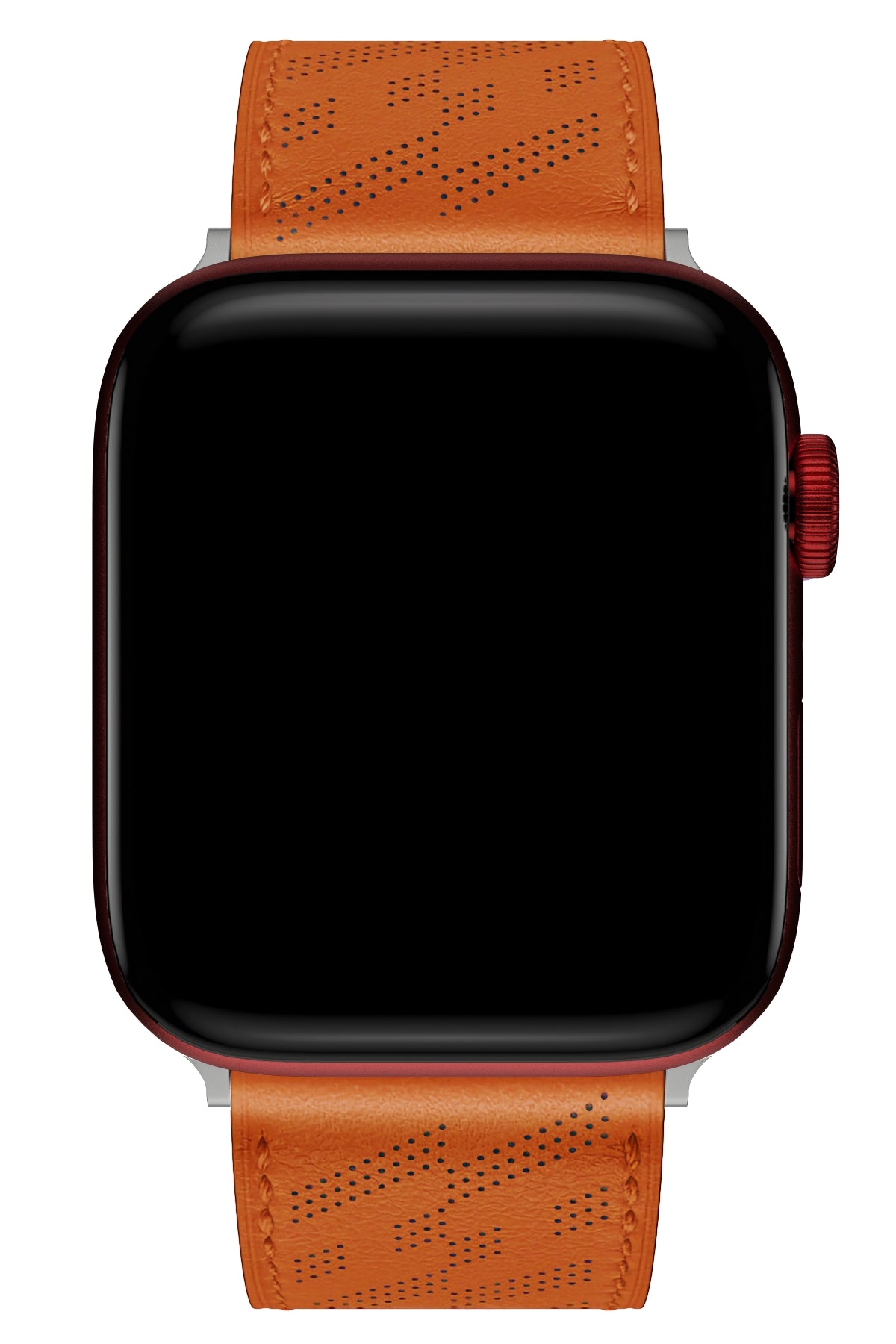 Apple Watch Uyumlu Multi Hole Deri Kordon Orangeade  bikordon