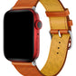 Apple Watch Uyumlu Multi Hole Deri Kordon Orangeade  bikordon