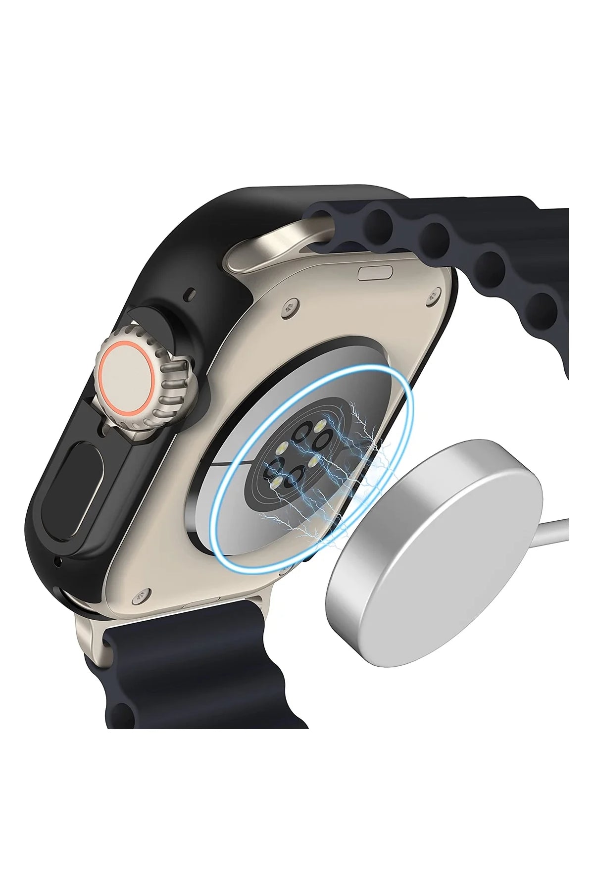 Apple Watch Ultra Uyumlu Privacy Gizli Ekran Koruyucu Kasa  bikordon