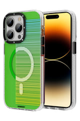 Youngkit Pure iPhone 14 Pro Max Magsafe Yeşil Kılıf
