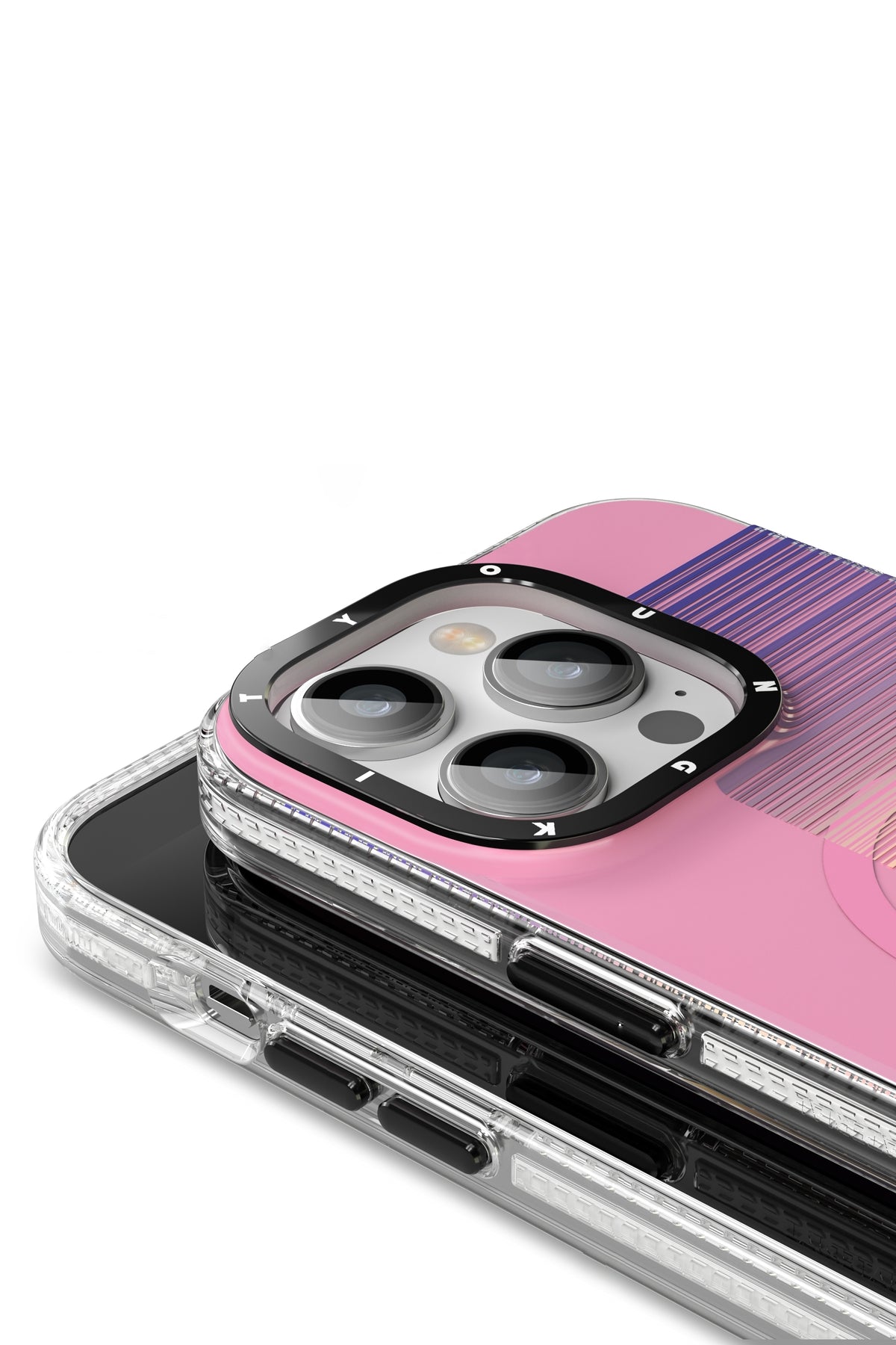 Youngkit Pure iPhone 14 Pro Max Magsafe Pembe Kılıf  Youngkit